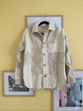 BDG Patchwork Beige and Cream Jacket